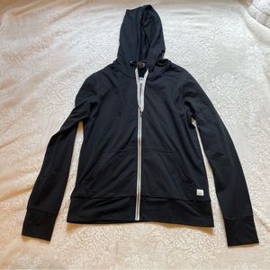 Black Vuori Zip Up Hoodie